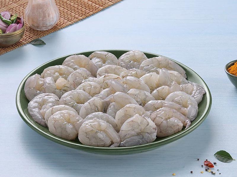 Bagda Shrimp Peeled Meat.(মাথা-খোসা ও লেজ ছাড়া)