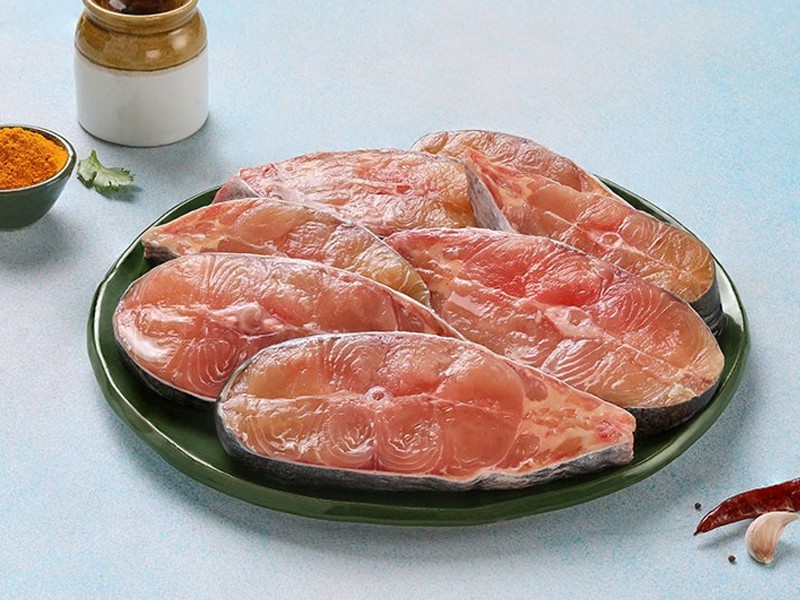 River Sonali Boal Fish Steaks 6kg+ (Include Head Pieces)