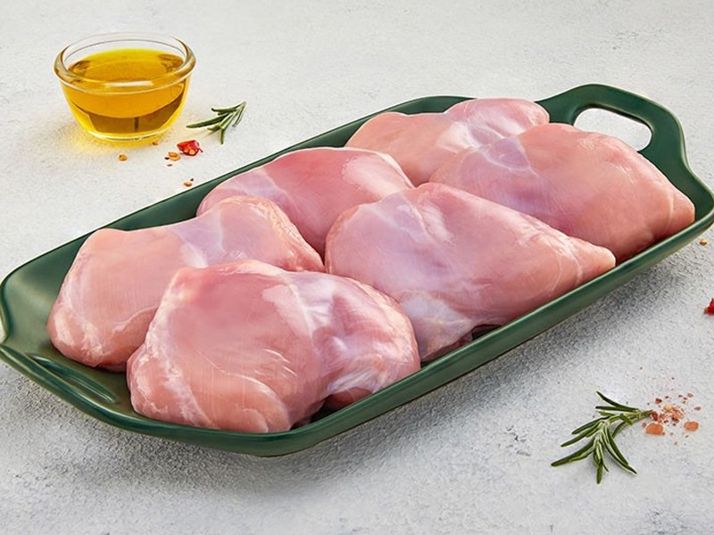 Broiler Chicken (Leg Thai Meat- Boneless Without Skin )