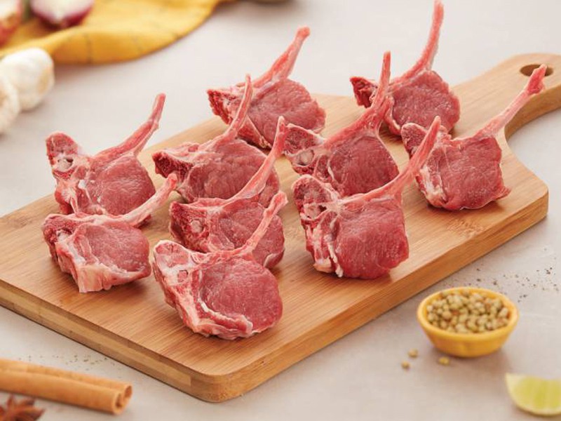 Premium Mutton (Khashi) Rib Chops.